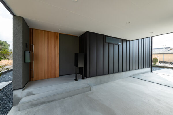 特注 レッドシダー玄関ドア 枠セット