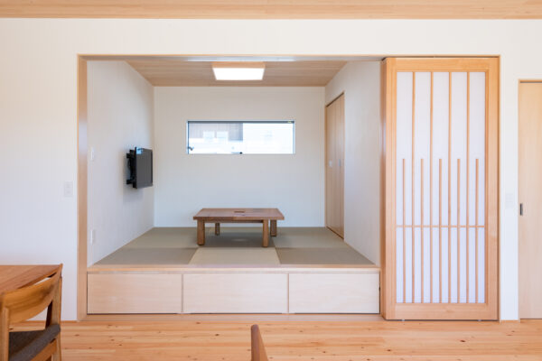 DOAX シナ 片引戸 枠セット / 特注 スプルース 飾り入り障子 3枚引き込み 枠セット